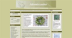 Desktop Screenshot of adventszauber.com