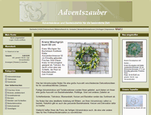 Tablet Screenshot of adventszauber.com